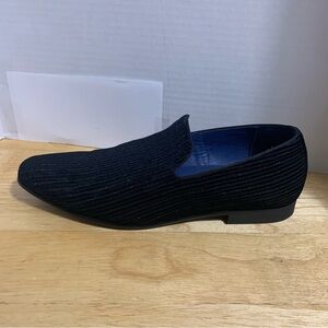 Moretti Radisson II Loafers Crystals Black/navy‎ Gold Label Shoes Size 10